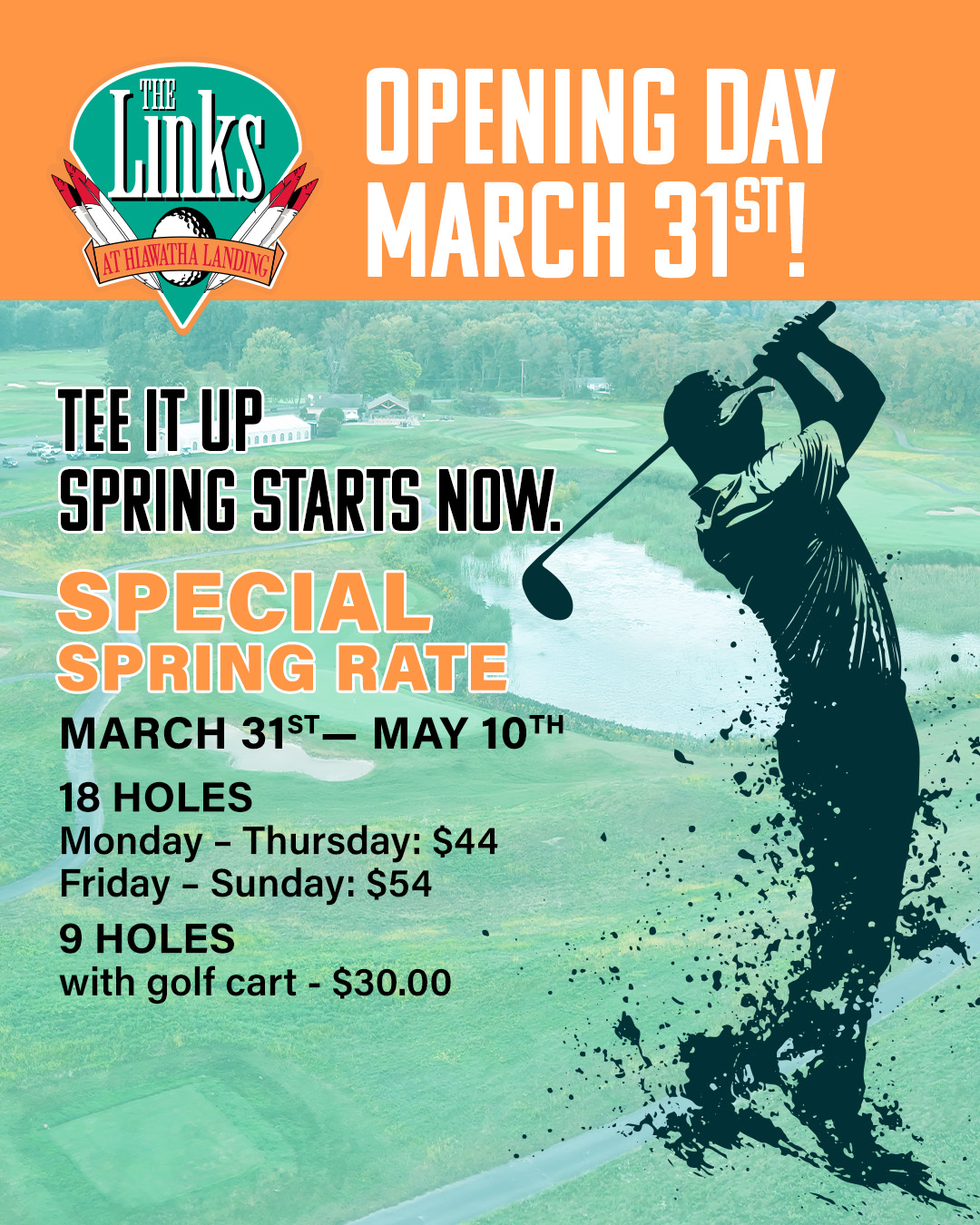 2026 Links Opening DAY March 31 1080x1350 